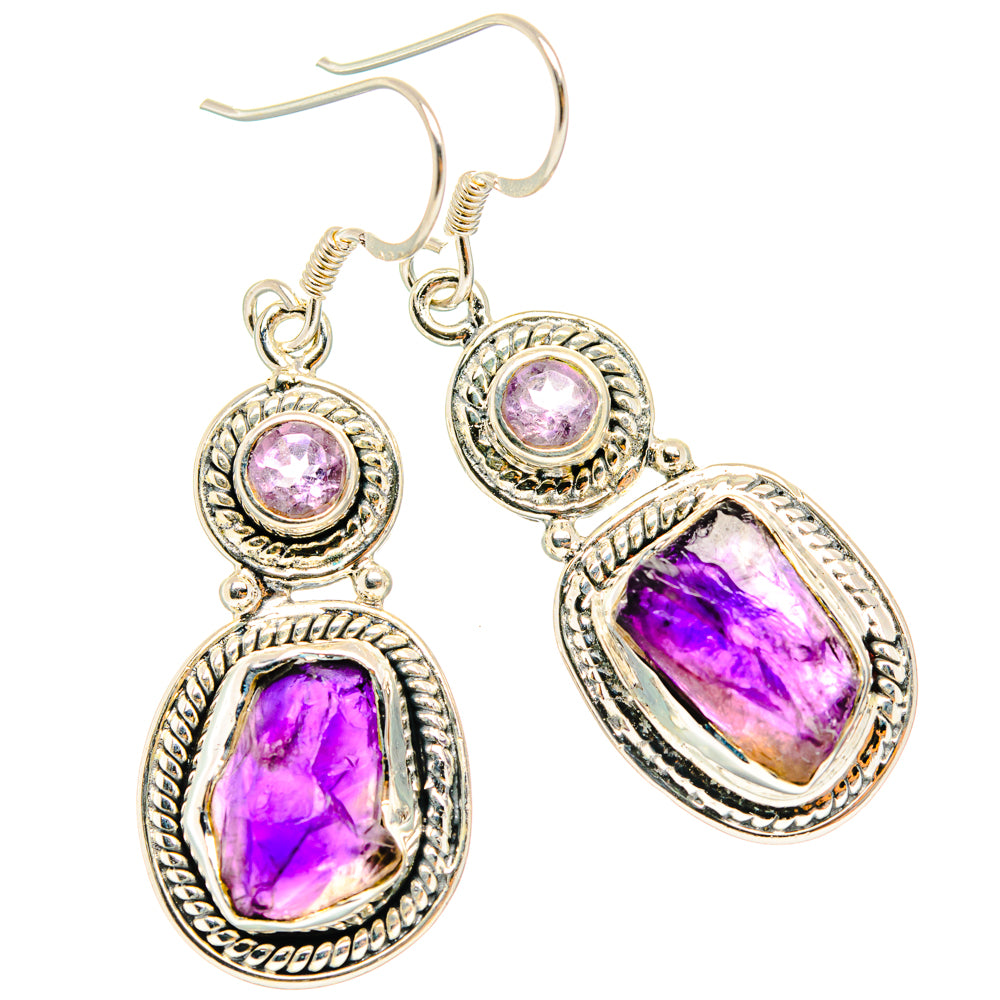 Amethyst Earrings handcrafted by Ana Silver Co - EARR428492 - Photo 2