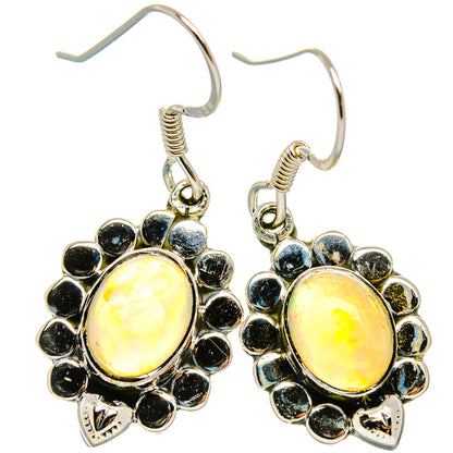 Ethiopian Opal Earrings handcrafted by Ana Silver Co - EARR428502 - Photo 2