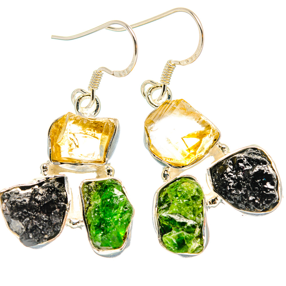 Citrine Earrings handcrafted by Ana Silver Co - EARR428510 - Photo 2