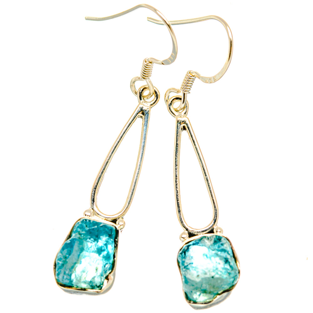 Apatite Earrings handcrafted by Ana Silver Co - EARR428629 - Photo 2