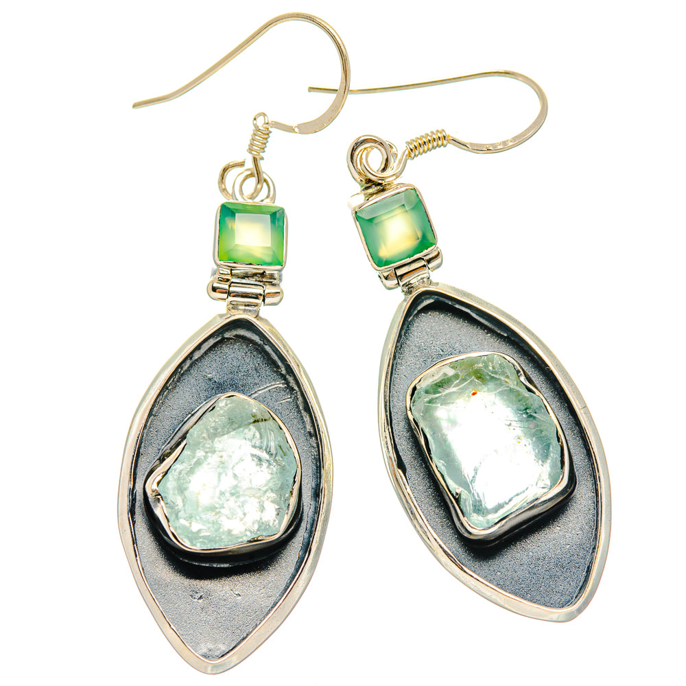 Aquamarine Earrings handcrafted by Ana Silver Co - EARR428637 - Photo 2