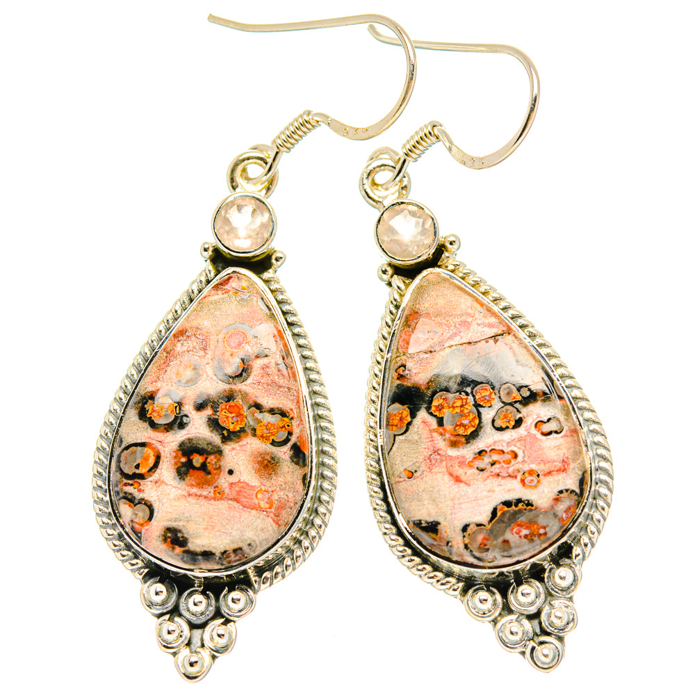 Poppy Jasper Earrings handcrafted by Ana Silver Co - EARR428640 - Photo 2