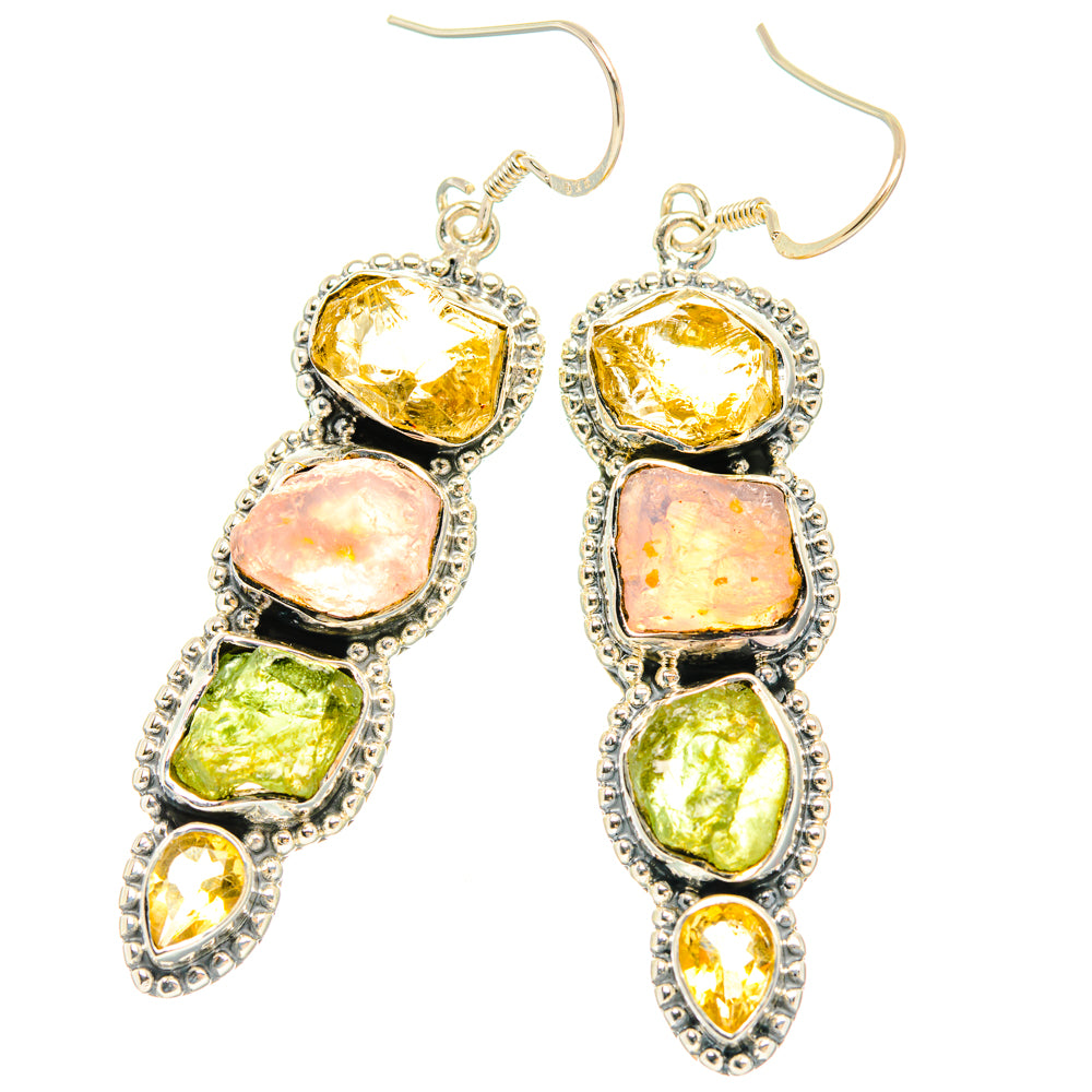 Citrine Earrings handcrafted by Ana Silver Co - EARR428641 - Photo 2