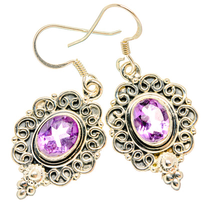 Amethyst Earrings handcrafted by Ana Silver Co - EARR428643 - Photo 2