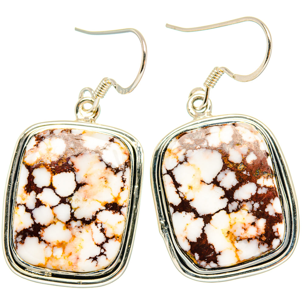 Wild Horse Jasper Earrings handcrafted by Ana Silver Co - EARR428649 - Photo 2