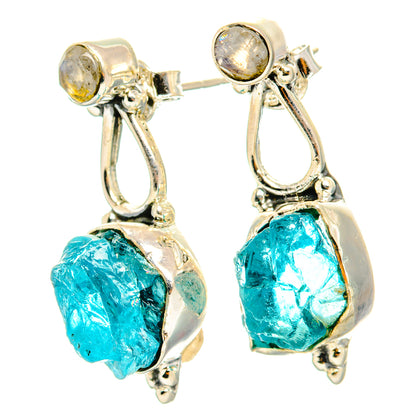 Apatite Earrings handcrafted by Ana Silver Co - EARR428650 - Photo 2