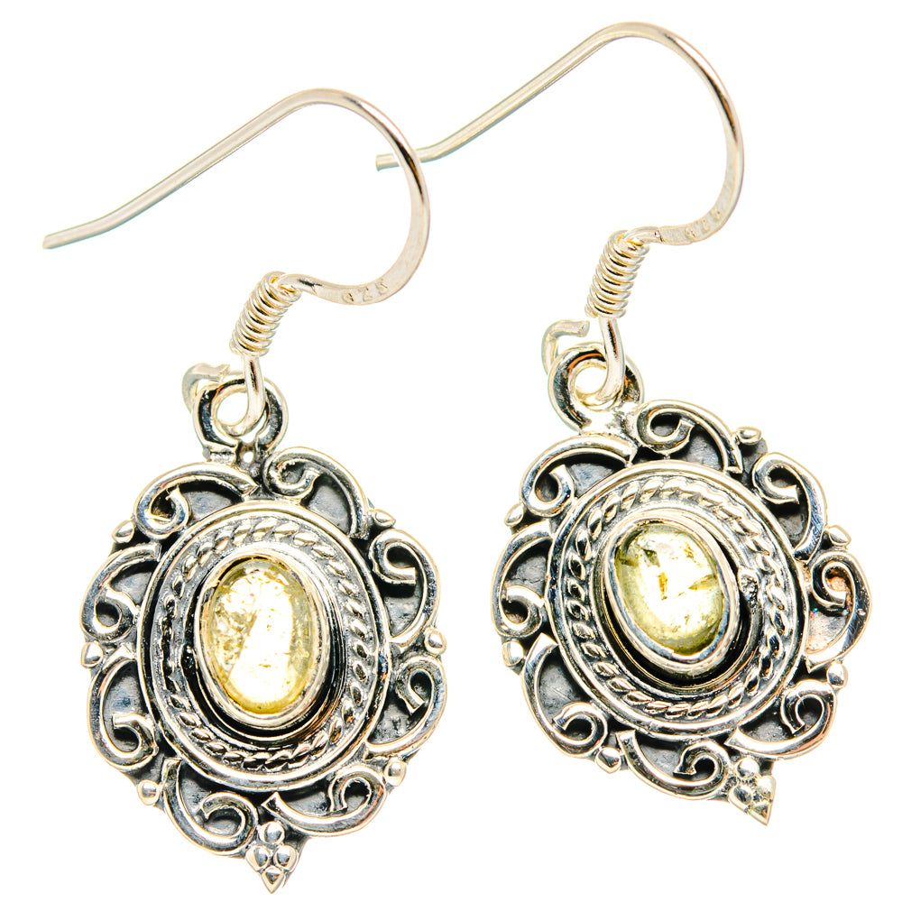 Citrine Earrings handcrafted by Ana Silver Co - EARR428656 - Photo 2