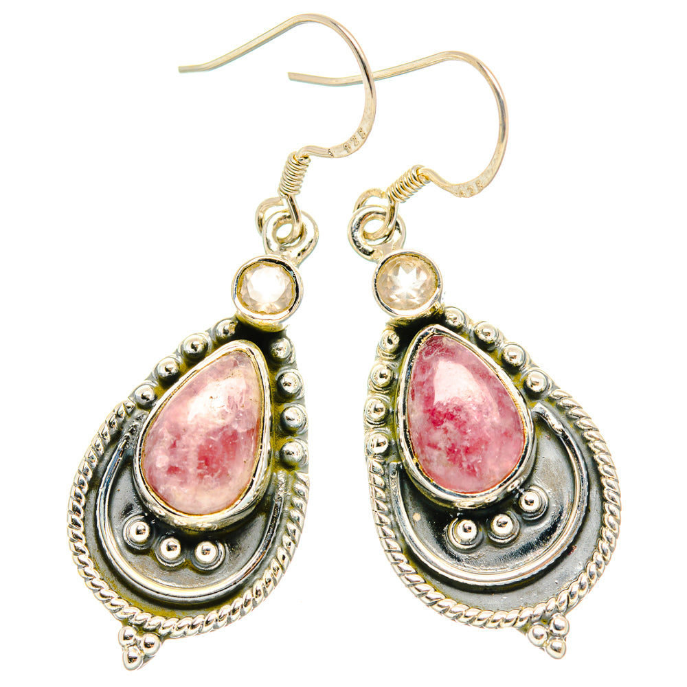 Lepidolite Earrings handcrafted by Ana Silver Co - EARR428663 - Photo 2