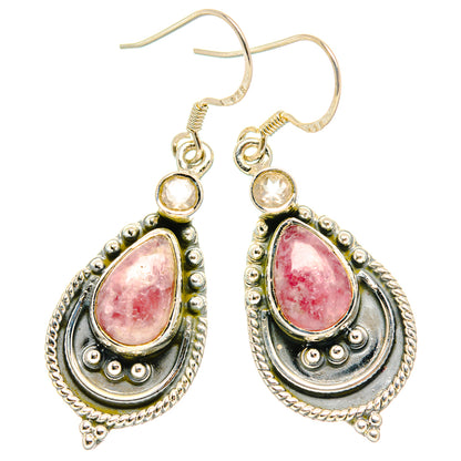 Lepidolite Earrings handcrafted by Ana Silver Co - EARR428663 - Photo 2