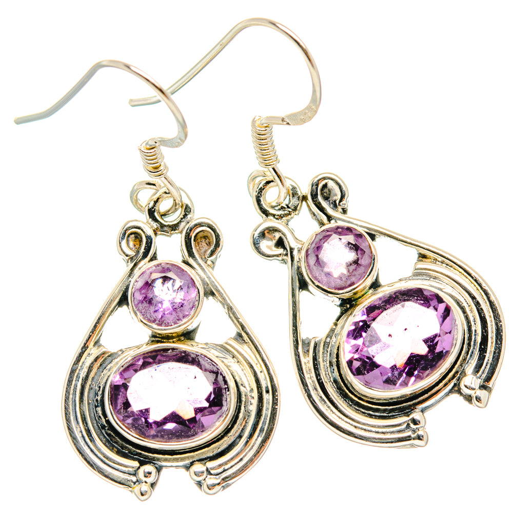 Amethyst Earrings handcrafted by Ana Silver Co - EARR428673 - Photo 2
