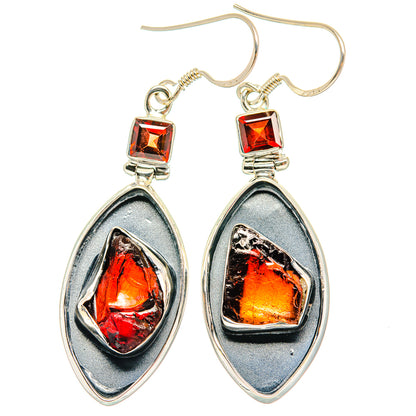 Garnet Earrings handcrafted by Ana Silver Co - EARR428688 - Photo 2