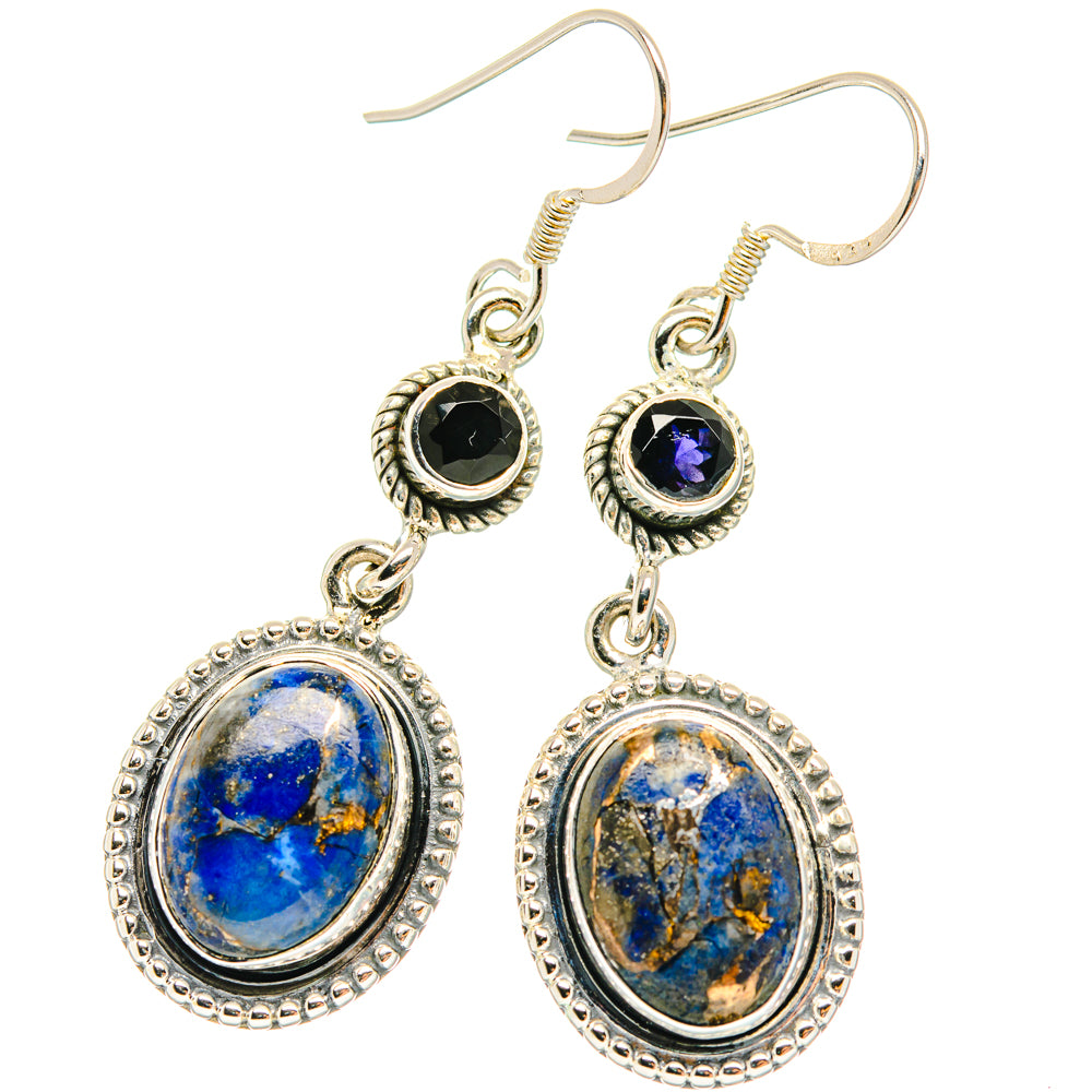 Lapis Lazuli Earrings handcrafted by Ana Silver Co - EARR428693 - Photo 2