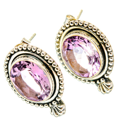 Amethyst Earrings handcrafted by Ana Silver Co - EARR428695 - Photo 2