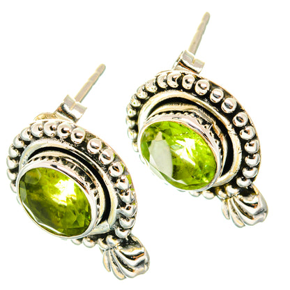 Peridot Earrings handcrafted by Ana Silver Co - EARR428697 - Photo 2