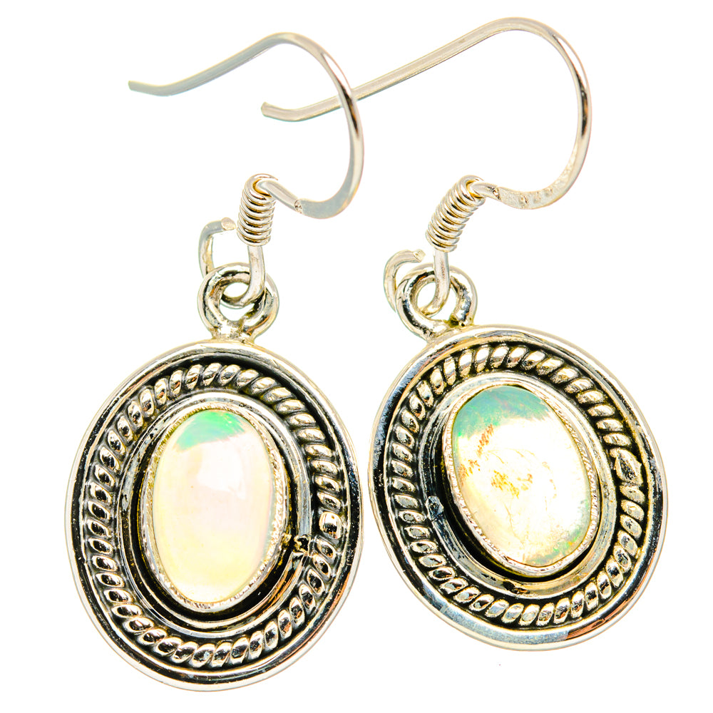 Ethiopian Opal Earrings handcrafted by Ana Silver Co - EARR428698 - Photo 2