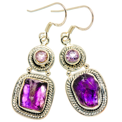 Amethyst Earrings handcrafted by Ana Silver Co - EARR428705 - Photo 2