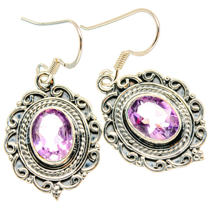 Amethyst Earrings handcrafted by Ana Silver Co - EARR428721 - Photo 2
