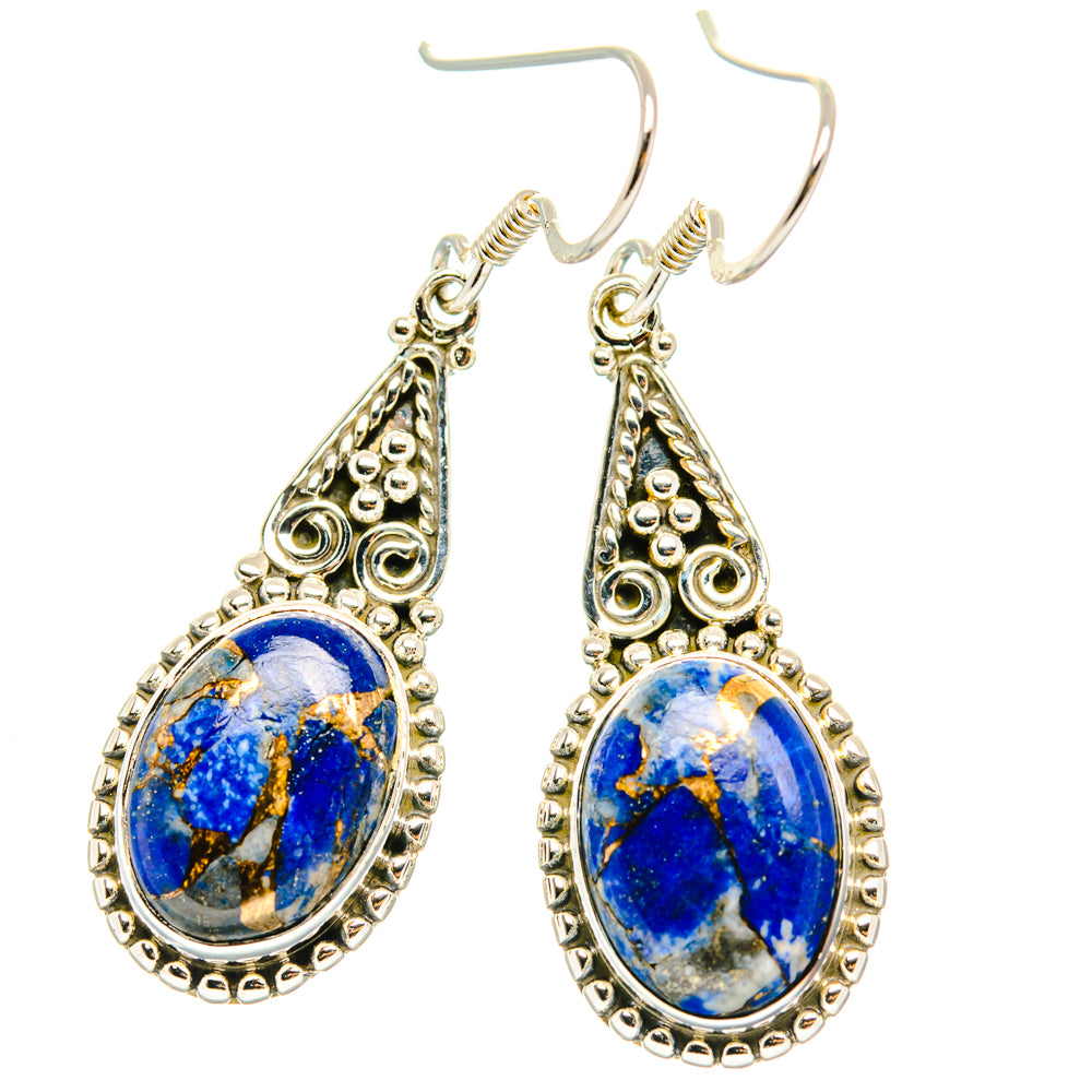 Lapis Lazuli Earrings handcrafted by Ana Silver Co - EARR428722 - Photo 2