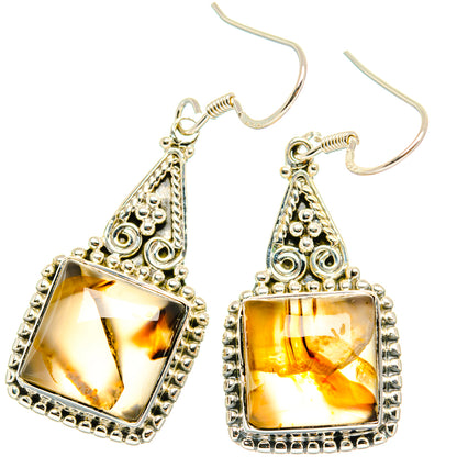 Montana Agate Earrings handcrafted by Ana Silver Co - EARR428723 - Photo 2