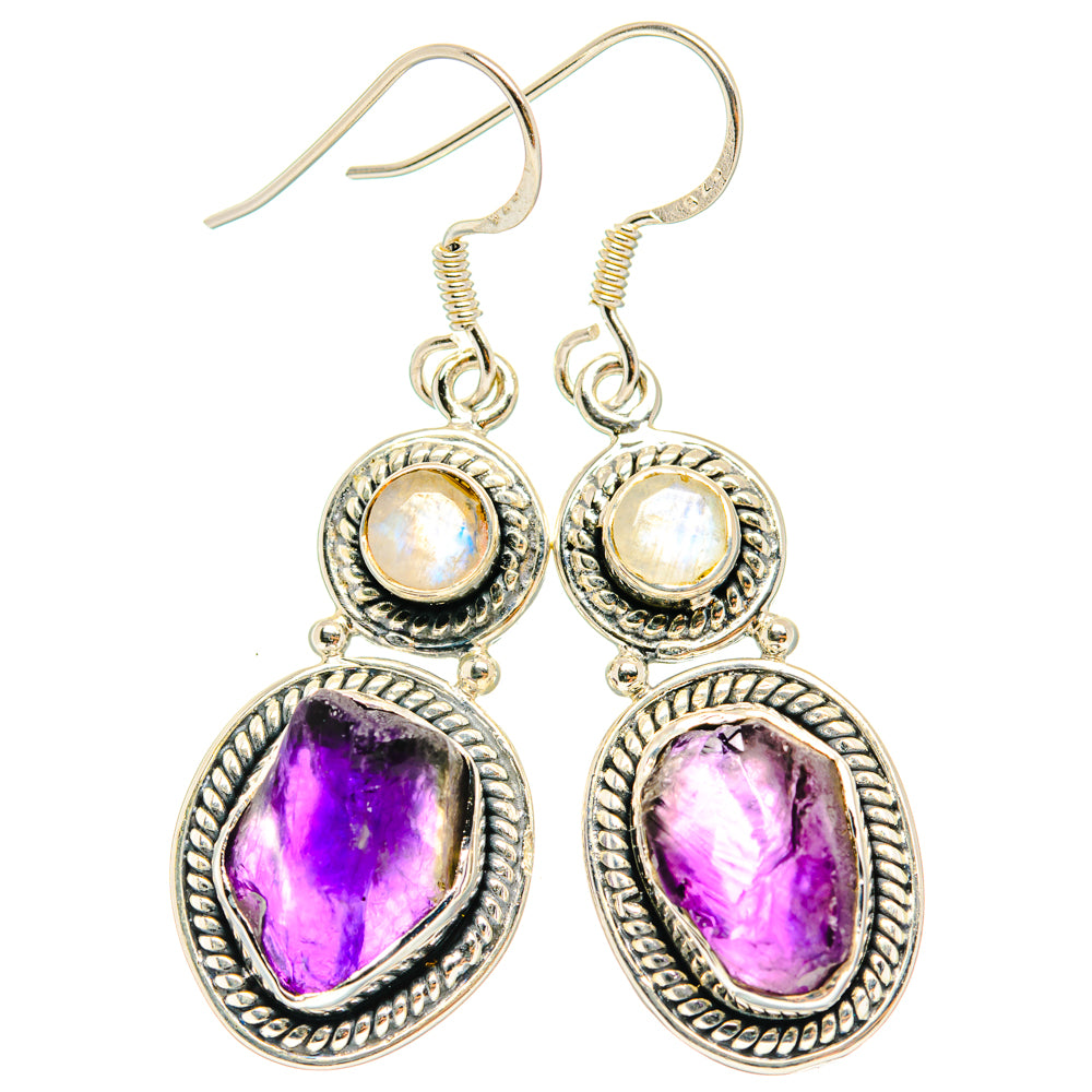 Amethyst Earrings handcrafted by Ana Silver Co - EARR428726 - Photo 2