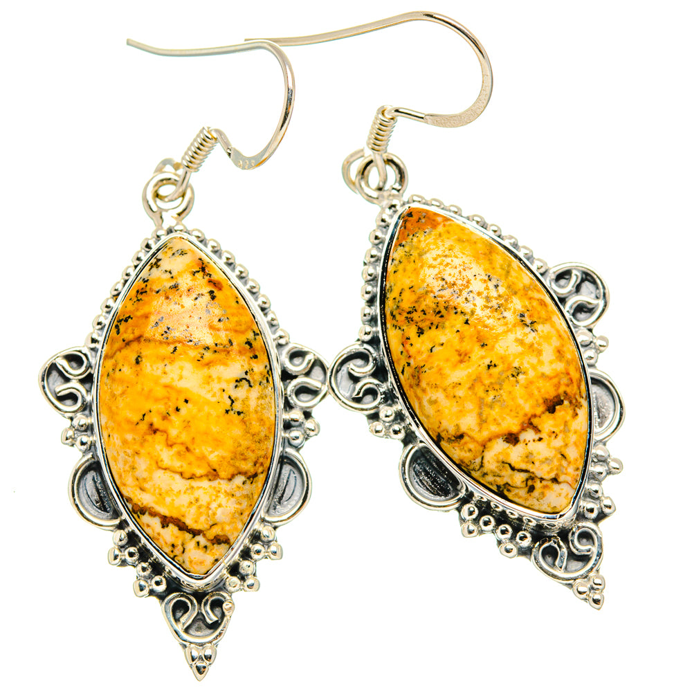 Picture Jasper Earrings handcrafted by Ana Silver Co - EARR428728 - Photo 2