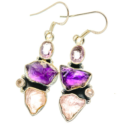 Amethyst Earrings handcrafted by Ana Silver Co - EARR428731 - Photo 2