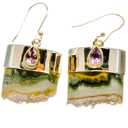 Amethyst Stalactite Earrings handcrafted by Ana Silver Co - EARR428732 - Photo 2