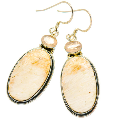 Scolecite Earrings handcrafted by Ana Silver Co - EARR428733 - Photo 2