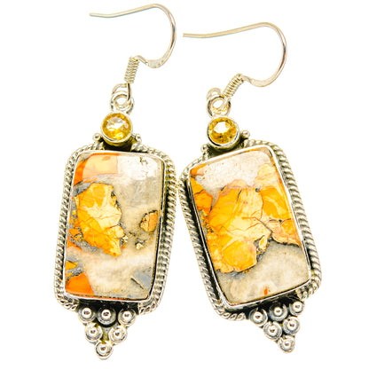 Brecciated Mookaite Earrings handcrafted by Ana Silver Co - EARR428743 - Photo 2