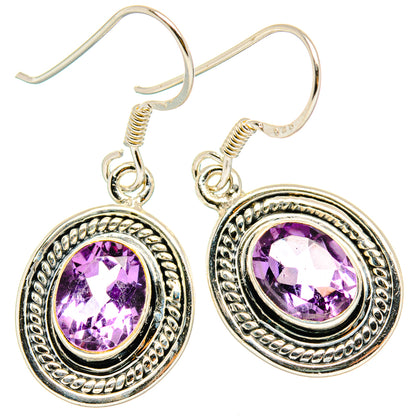 Amethyst Earrings handcrafted by Ana Silver Co - EARR428745 - Photo 2