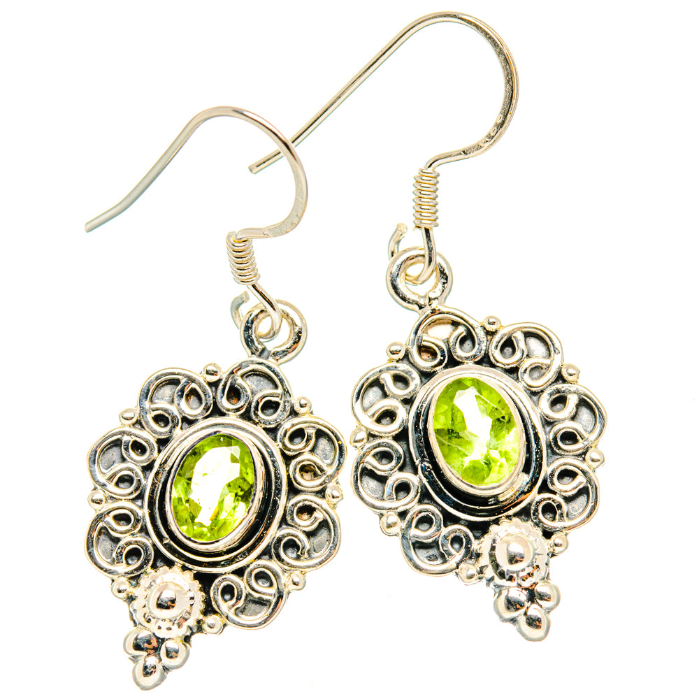 Peridot Earrings handcrafted by Ana Silver Co - EARR428746 - Photo 2