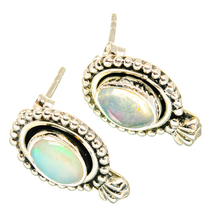 Ethiopian Opal Earrings handcrafted by Ana Silver Co - EARR428748 - Photo 2