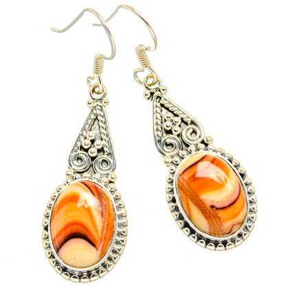 Mookaite Earrings handcrafted by Ana Silver Co - EARR428765 - Photo 2