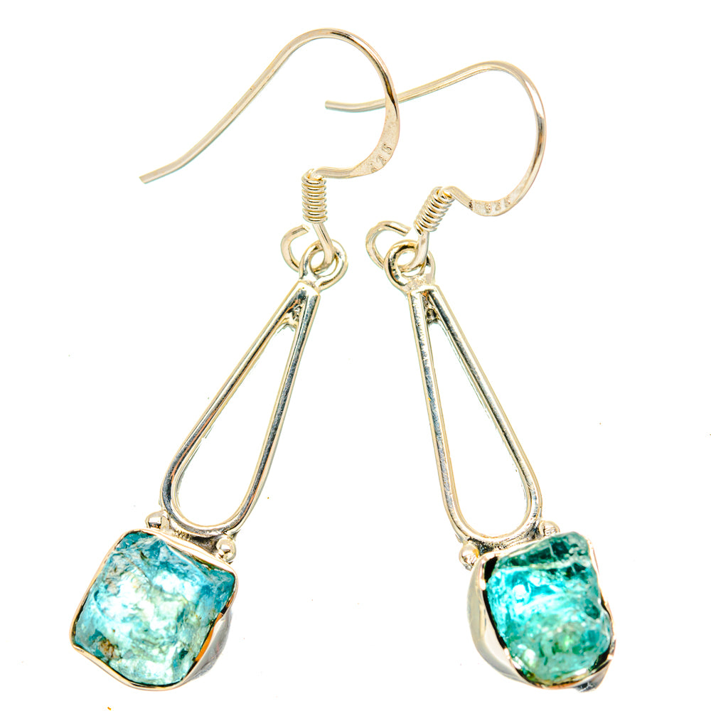 Apatite Earrings handcrafted by Ana Silver Co - EARR428783 - Photo 2
