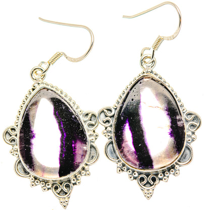 Fluorite Earrings handcrafted by Ana Silver Co - EARR428787 - Photo 2