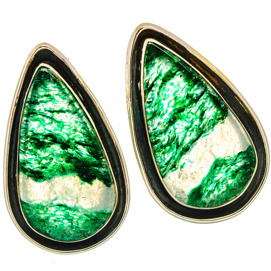 Green Aventurine Earrings handcrafted by Ana Silver Co - EARR428789 - Photo 2