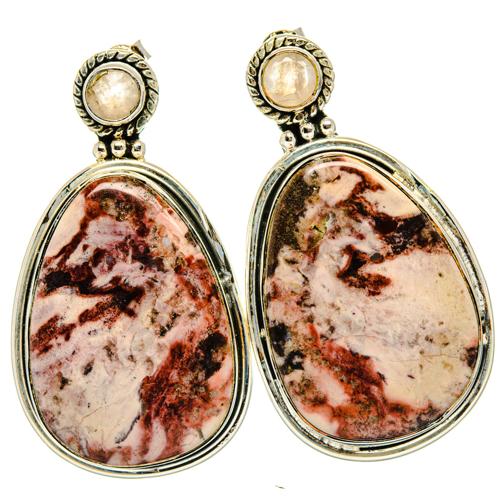 Red Jasper Earrings handcrafted by Ana Silver Co - EARR428790 - Photo 2