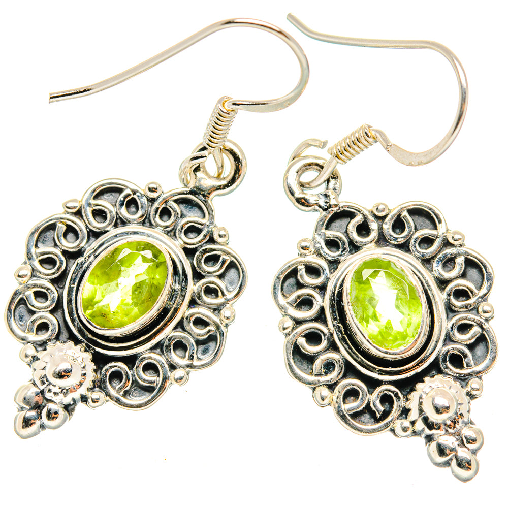 Peridot Earrings handcrafted by Ana Silver Co - EARR428796 - Photo 2