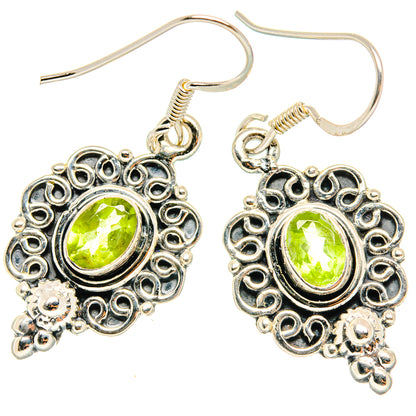 Peridot Earrings handcrafted by Ana Silver Co - EARR428796 - Photo 2
