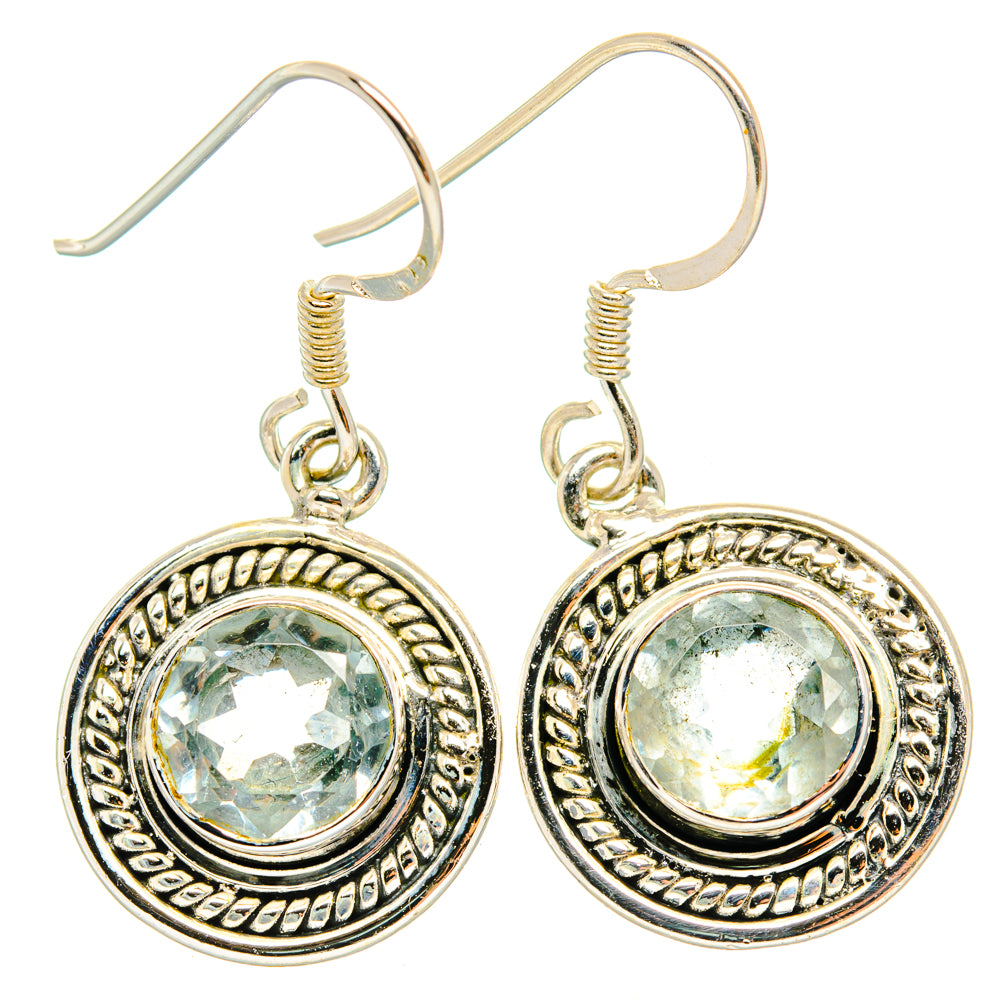 Blue Topaz Earrings handcrafted by Ana Silver Co - EARR428799 - Photo 2