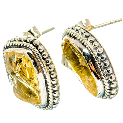 Citrine Earrings handcrafted by Ana Silver Co - EARR428809 - Photo 2