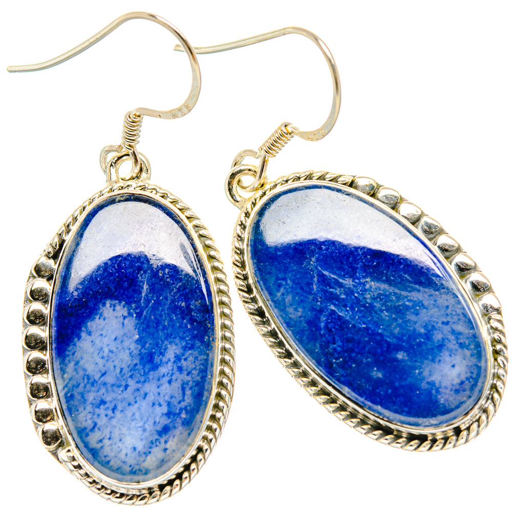 Sodalite Earrings handcrafted by Ana Silver Co - EARR428838 - Photo 2