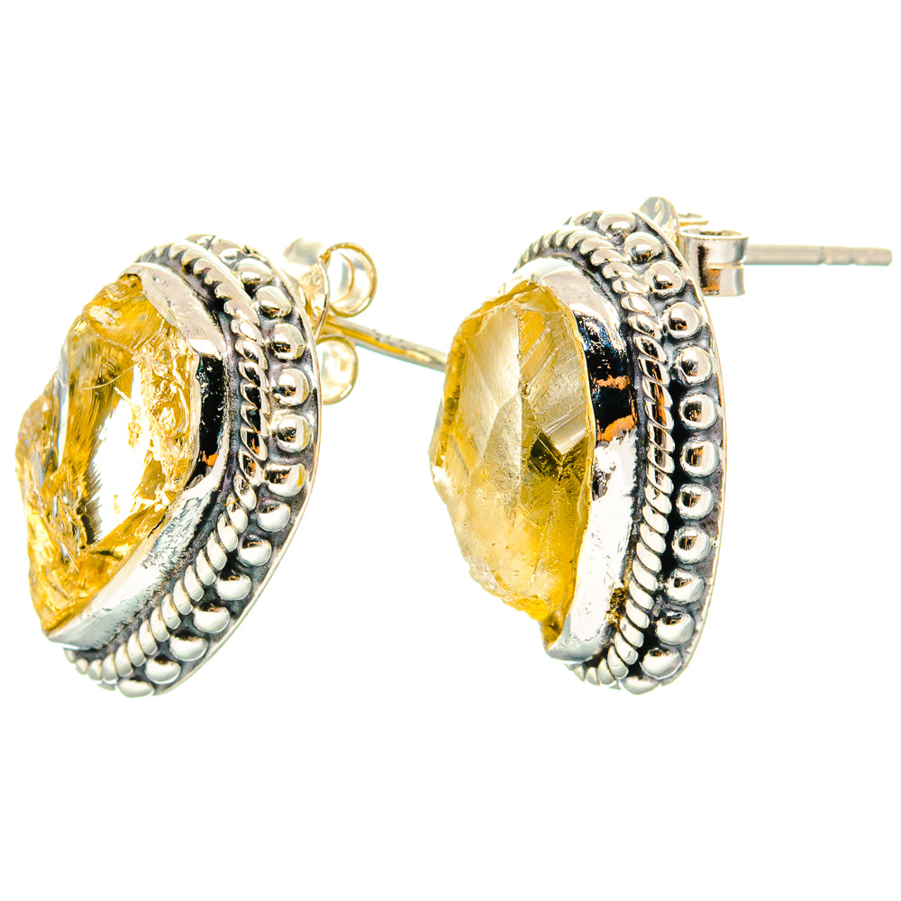 Citrine Earrings handcrafted by Ana Silver Co - EARR428849 - Photo 2
