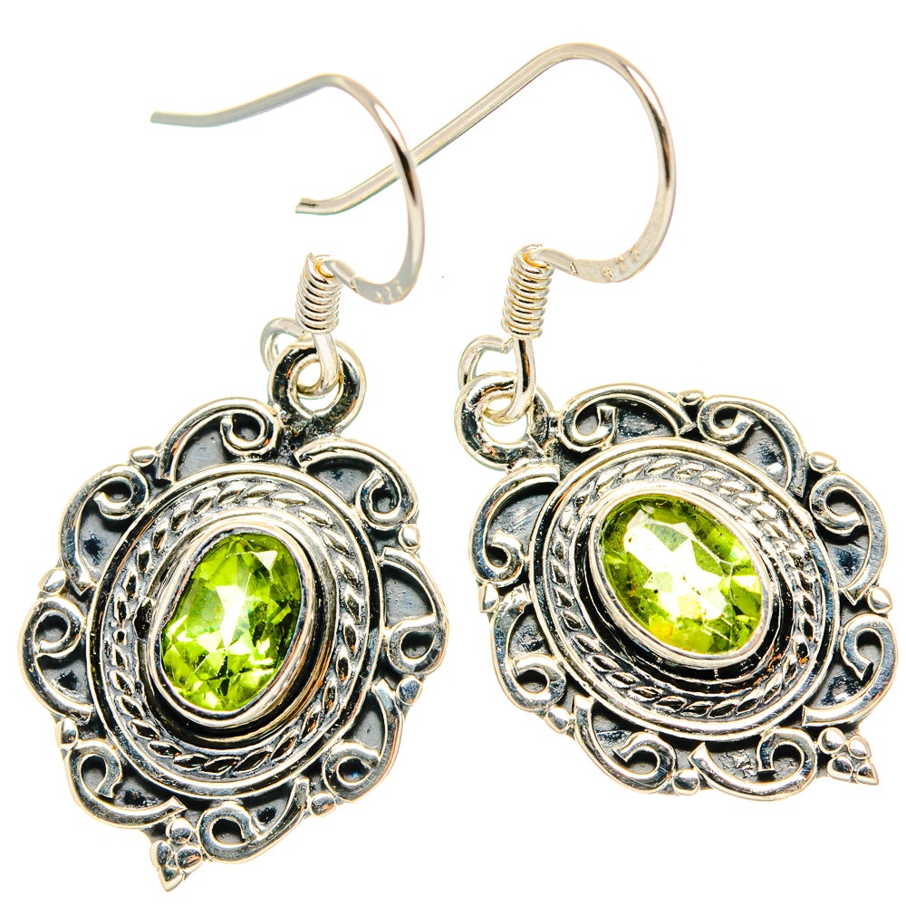 Peridot Earrings handcrafted by Ana Silver Co - EARR428856 - Photo 2