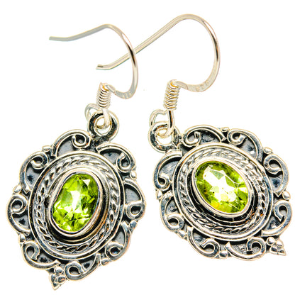 Peridot Earrings handcrafted by Ana Silver Co - EARR428856 - Photo 2