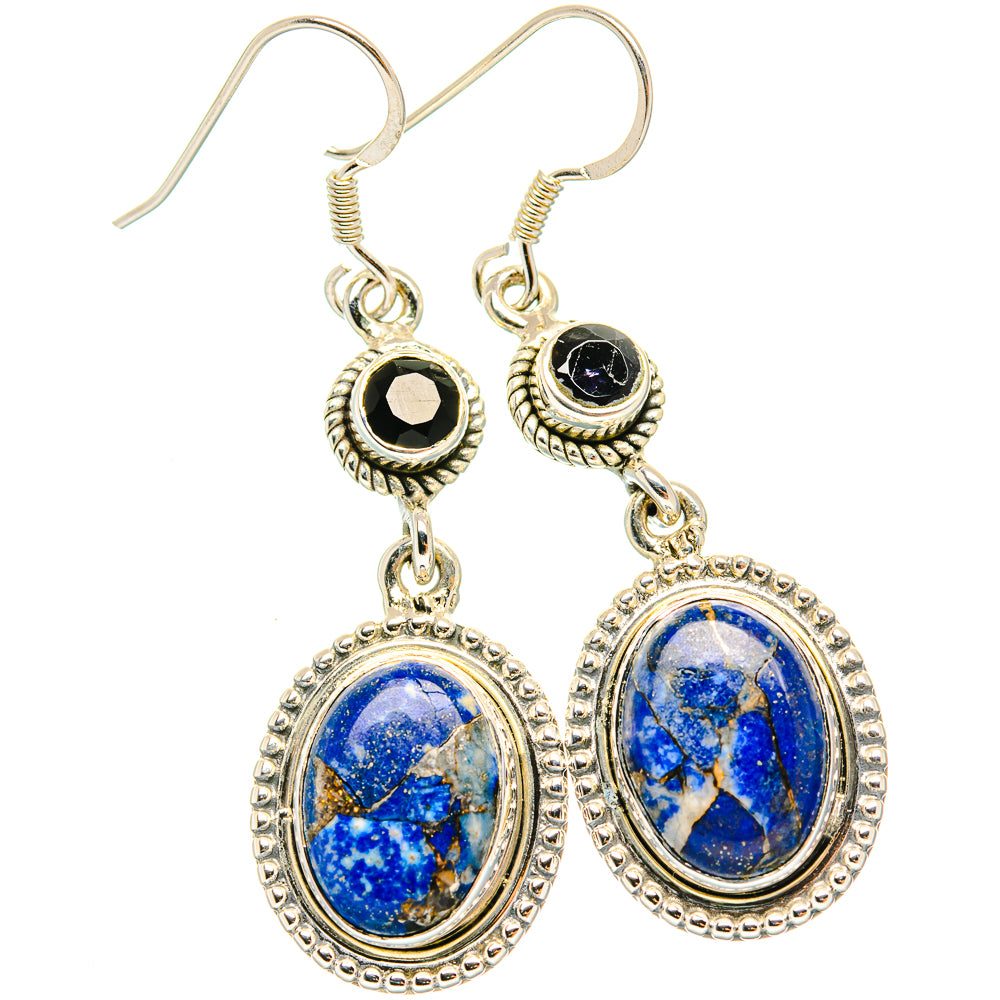 Lapis Lazuli Earrings handcrafted by Ana Silver Co - EARR428869 - Photo 2