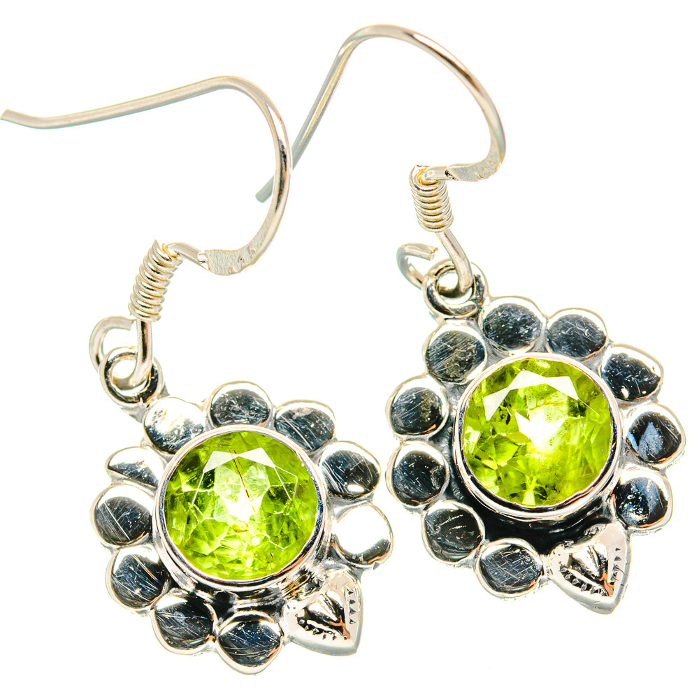 Peridot Earrings handcrafted by Ana Silver Co - EARR428874 - Photo 2