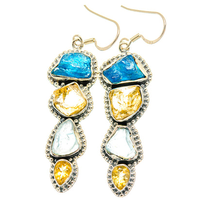 Apatite Earrings handcrafted by Ana Silver Co - EARR428886 - Photo 2