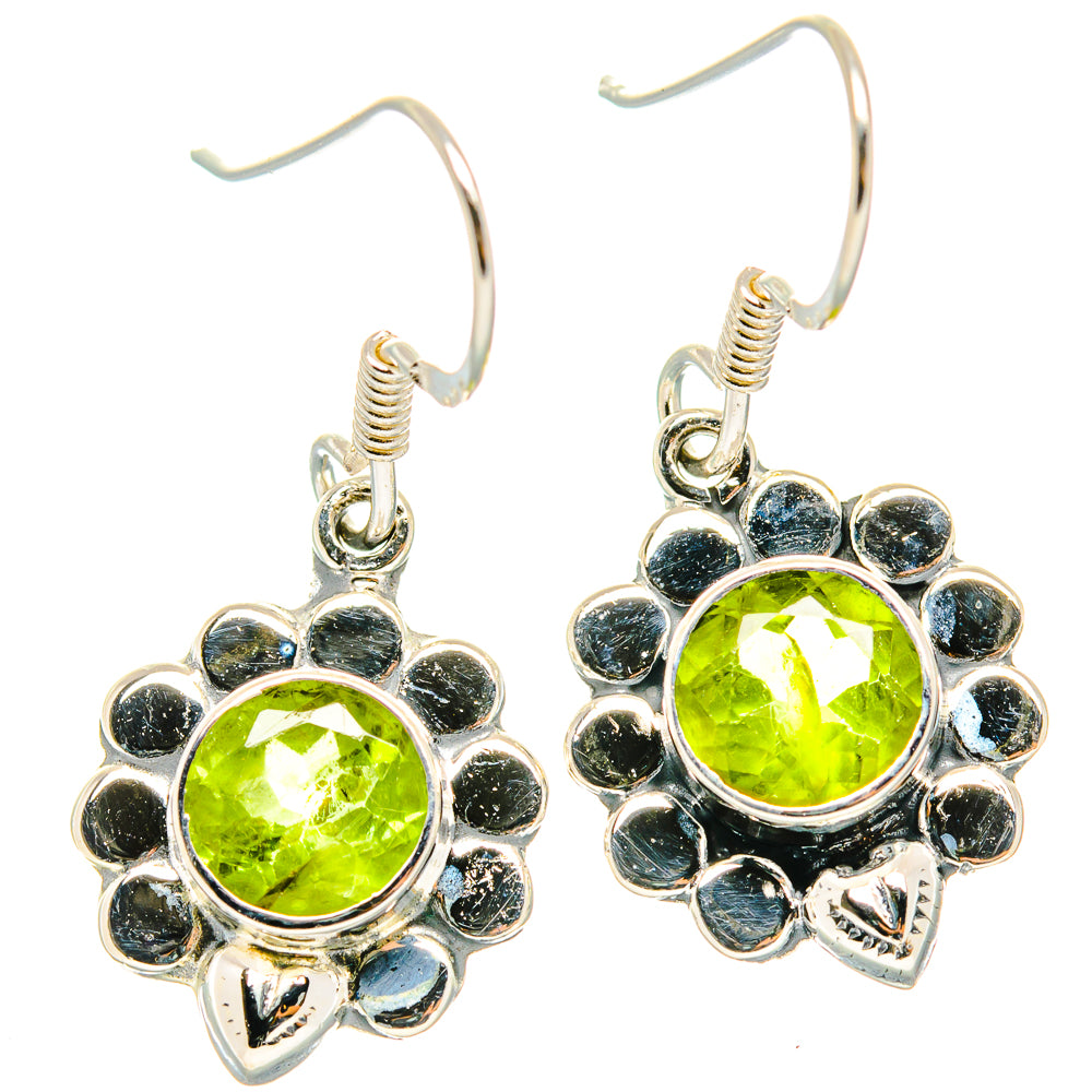 Peridot Earrings handcrafted by Ana Silver Co - EARR428908 - Photo 2