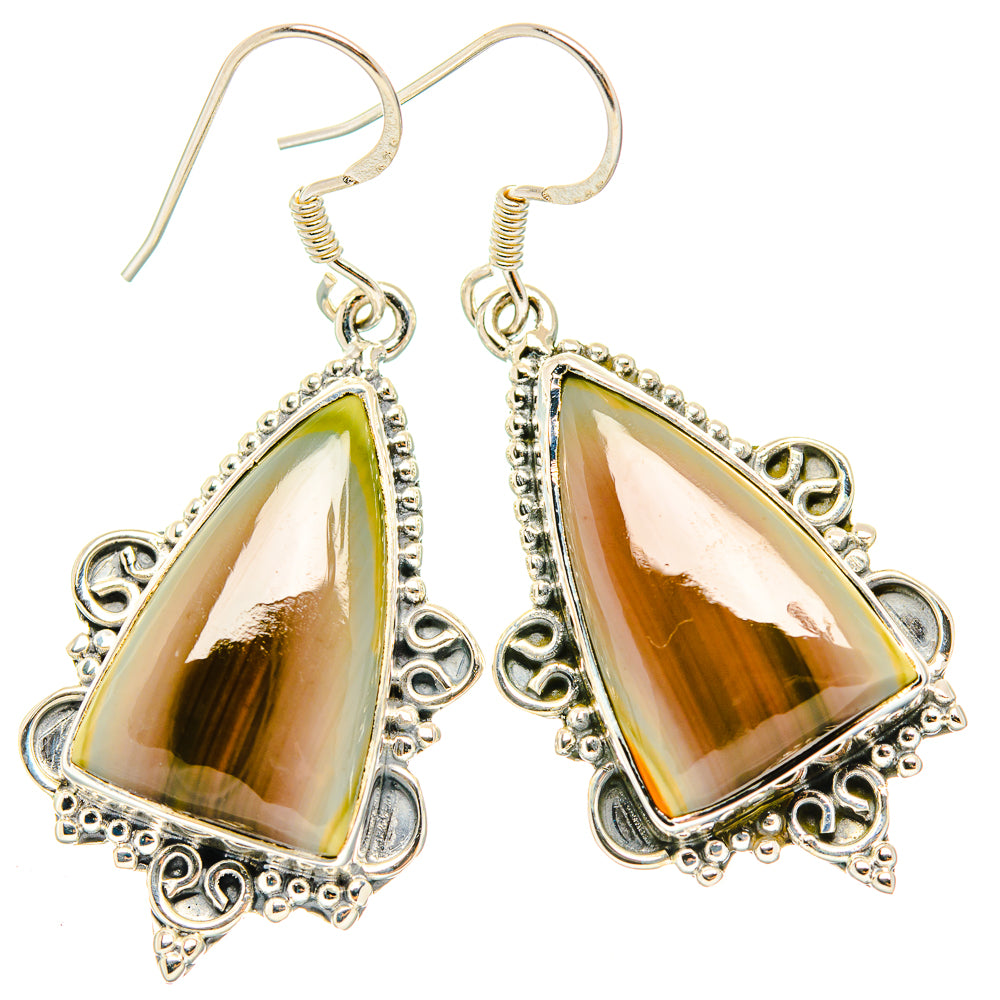 Imperial Jasper Earrings handcrafted by Ana Silver Co - EARR428940 - Photo 2